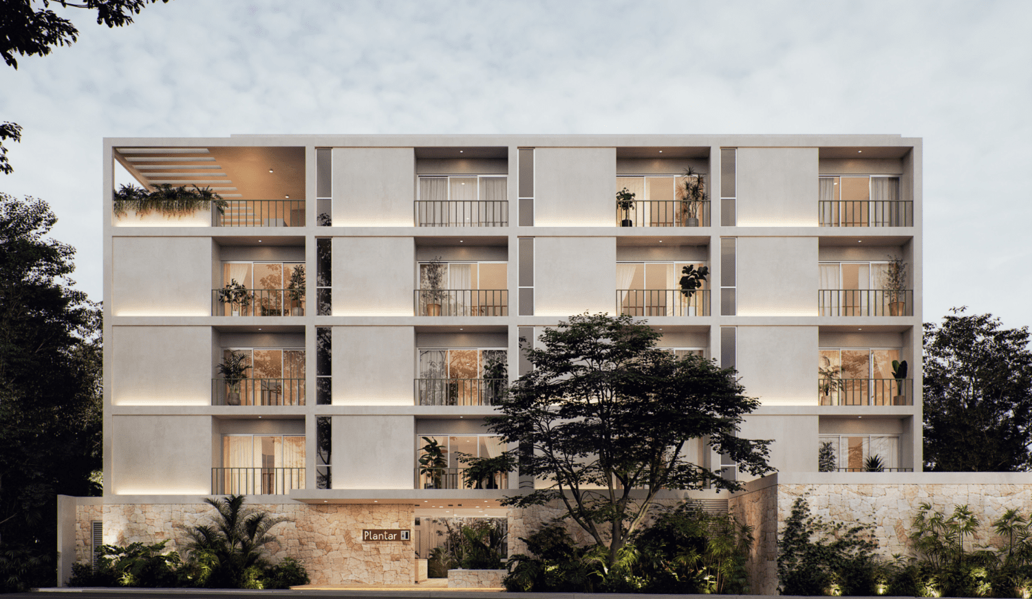 Plantar, apartamentos en venta en Dzitya. -Balam Group